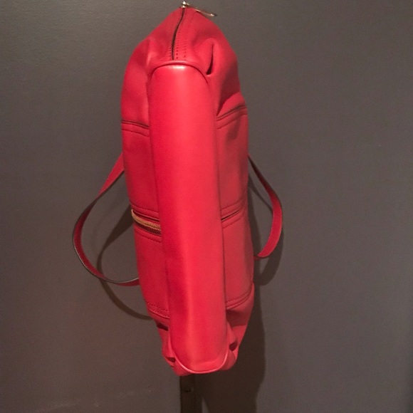 Michael Kors Red Leather Handbag - Picture 4 of 8